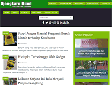 Tablet Screenshot of djangkarubumi.com